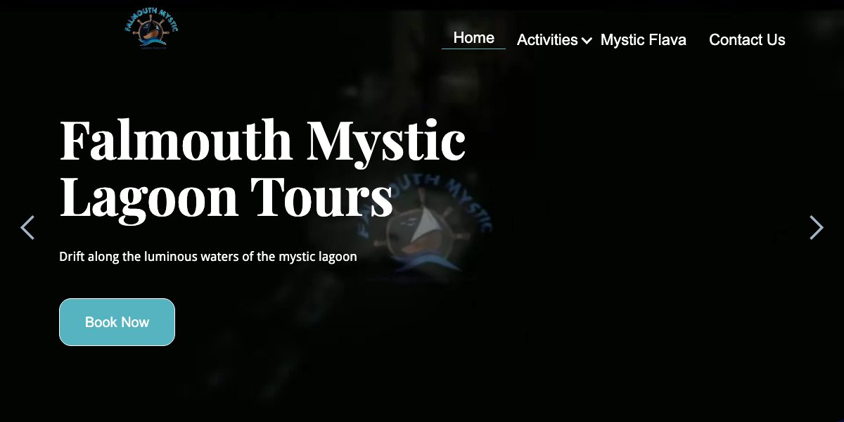 Falmouth Mystic Lagoon Tours website screenshot